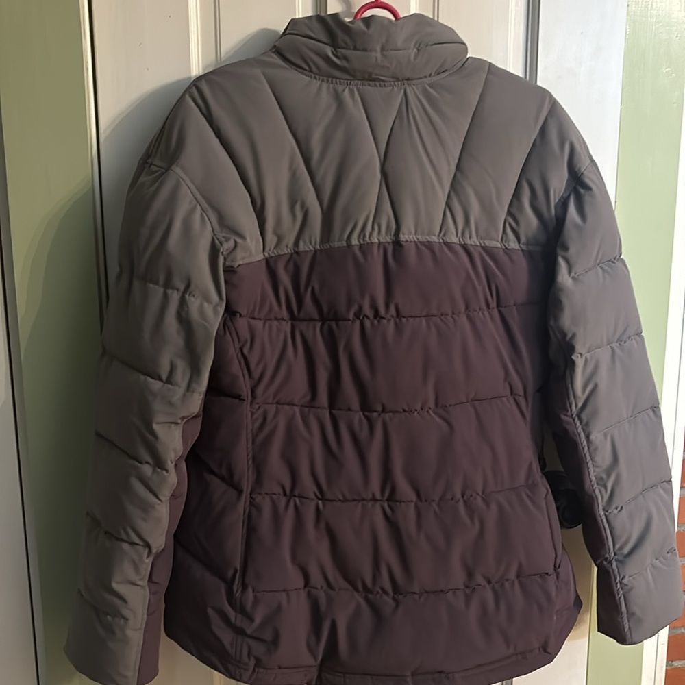 Anorak Style Puff Jacket Ems 2 Color Block - image 4